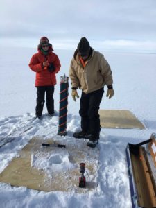 Ice core drilling